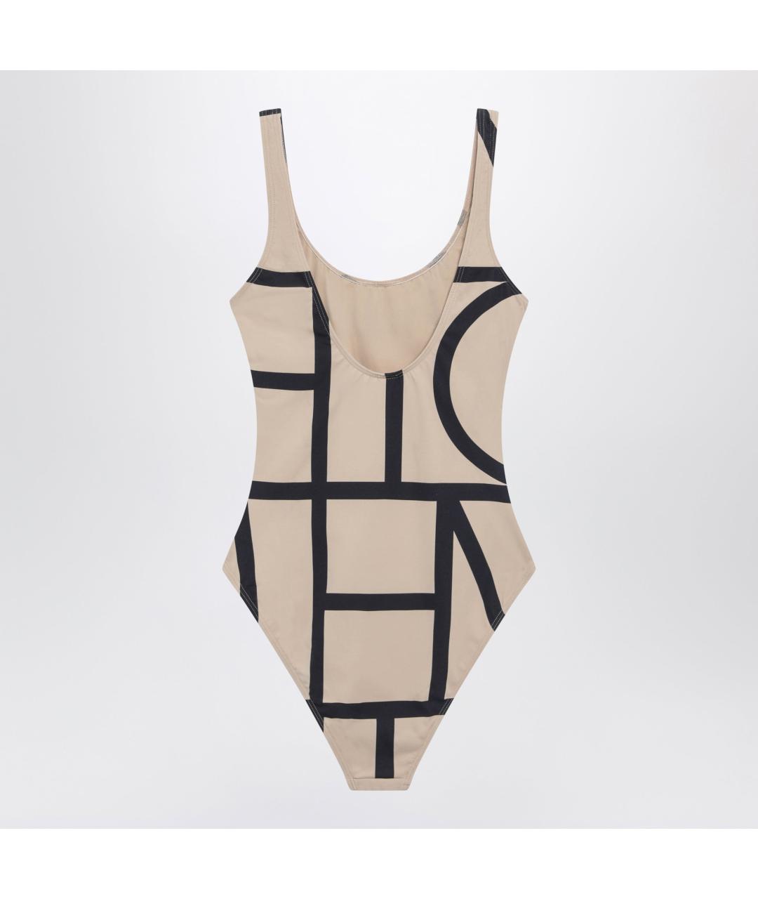 TOTEME Бежевый полиамидовый купальник, фото 2