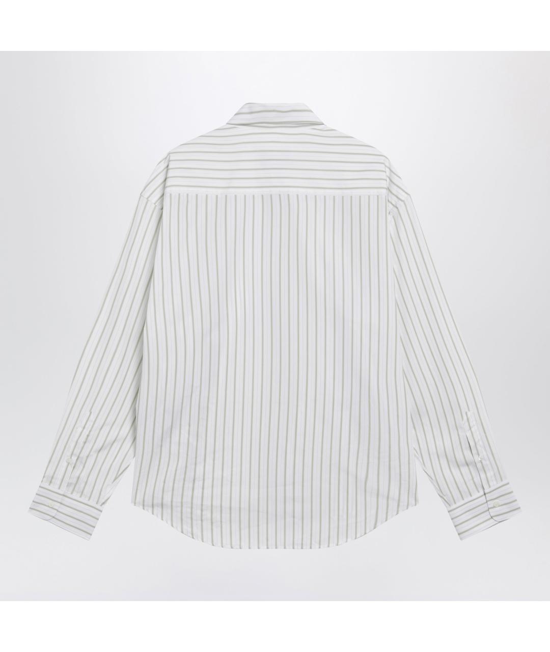 Ami Paris Белая хлопковая кэжуал рубашка, фото 2