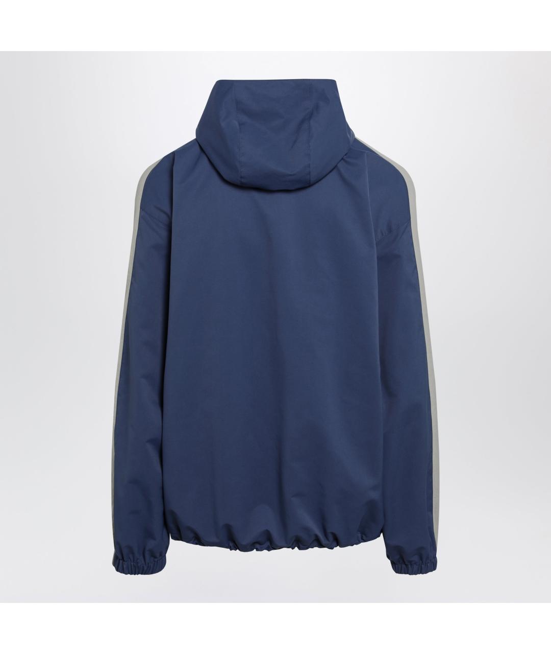 BALENCIAGA Синяя полиэстеровая куртка, фото 2