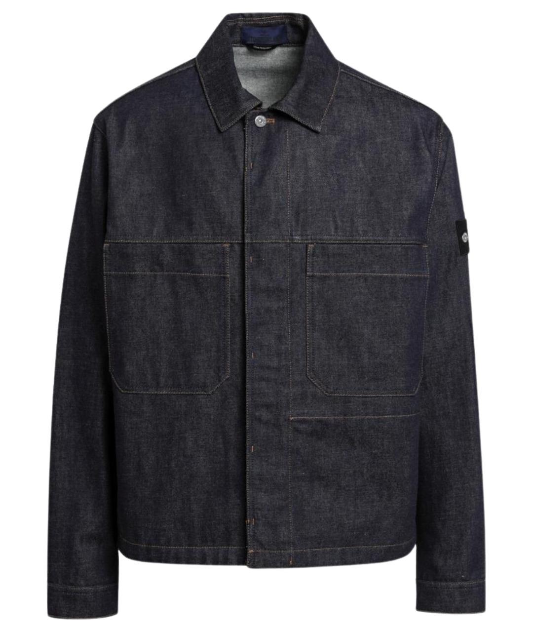 STONE ISLAND Синяя хлопковая куртка, фото 1