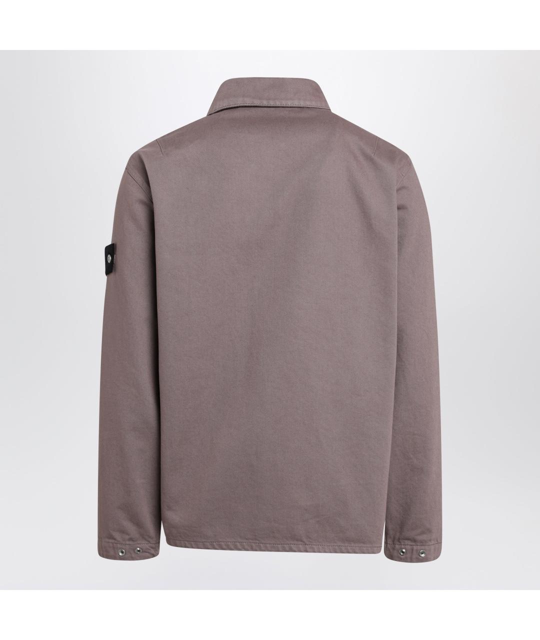 STONE ISLAND Фиолетовая хлопковая куртка, фото 2