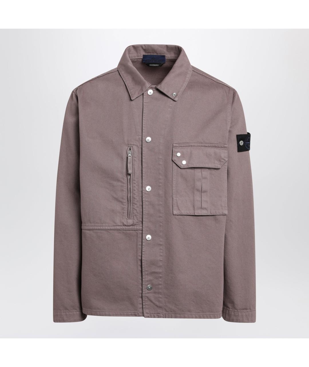 STONE ISLAND Фиолетовая хлопковая куртка, фото 3