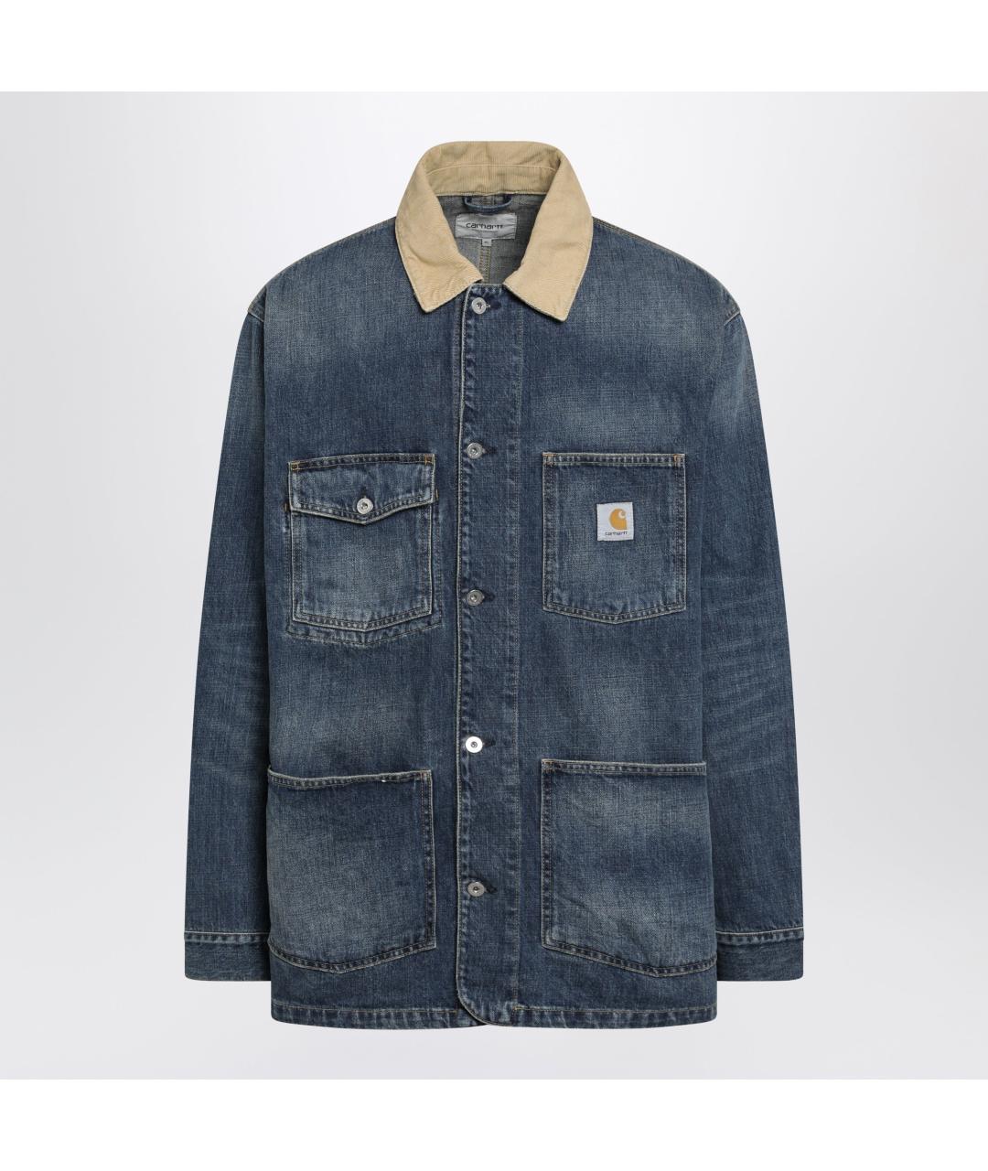 CARHARTT WIP Синяя хлопковая куртка, фото 3