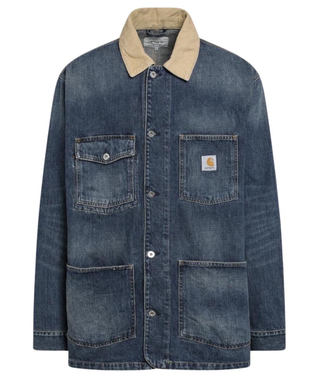 CARHARTT WIP Синяя хлопковая куртка, фото 1