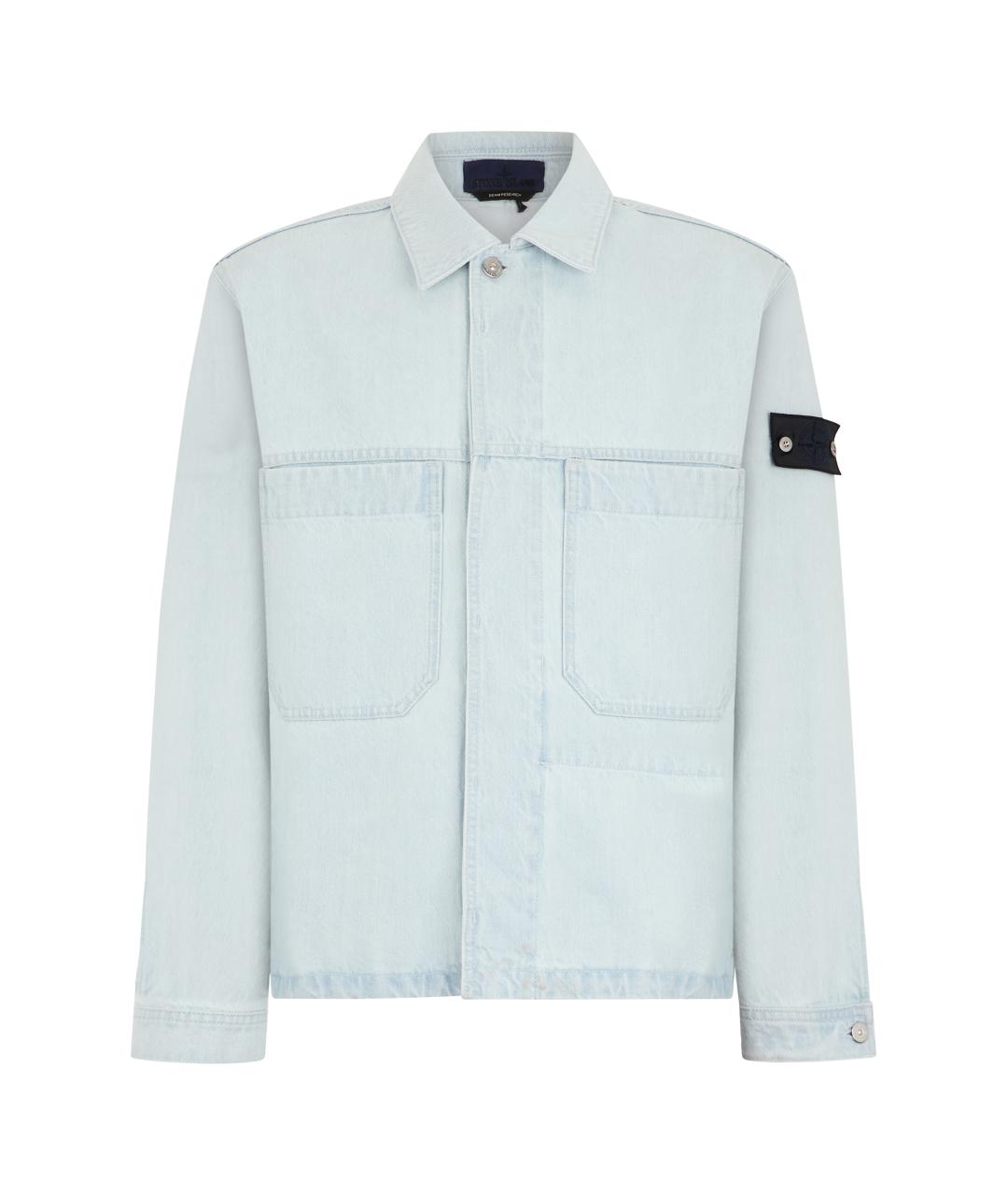 STONE ISLAND Синяя хлопковая куртка, фото 1