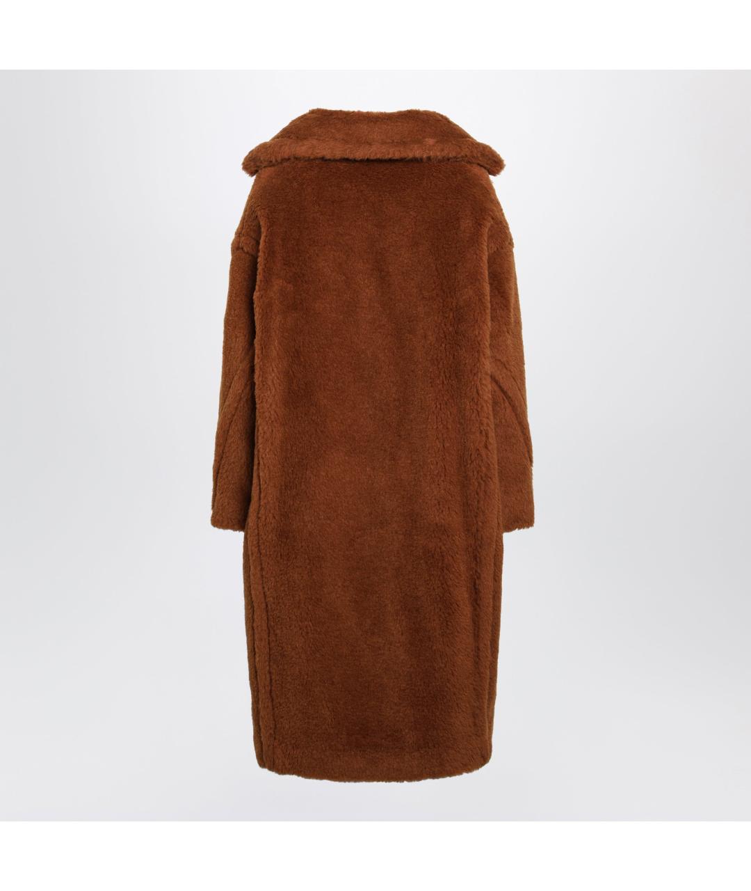 MAX MARA Коричневое шерстяное пальто, фото 2
