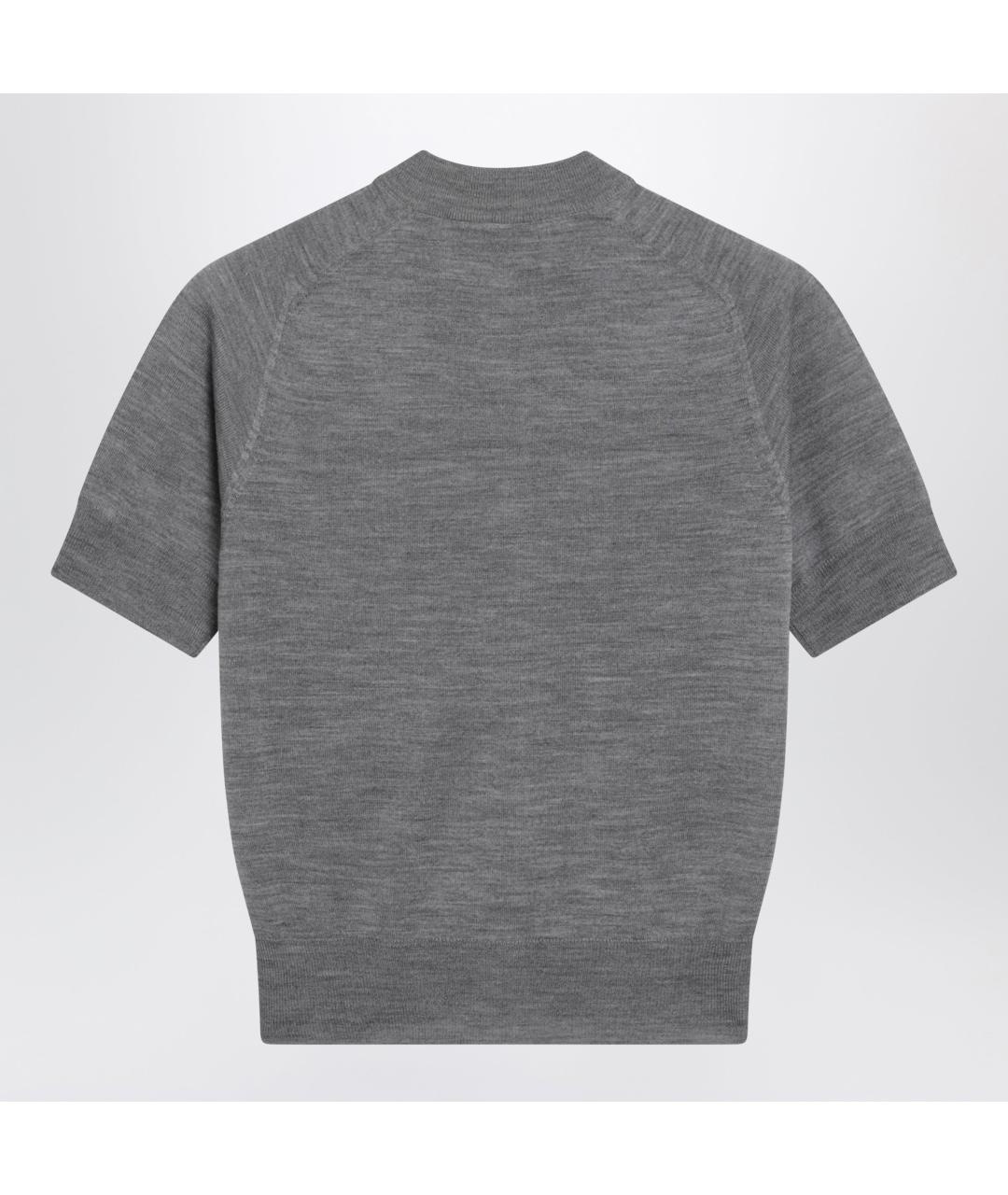 Ami Paris Серый шерстяной кардиган, фото 2