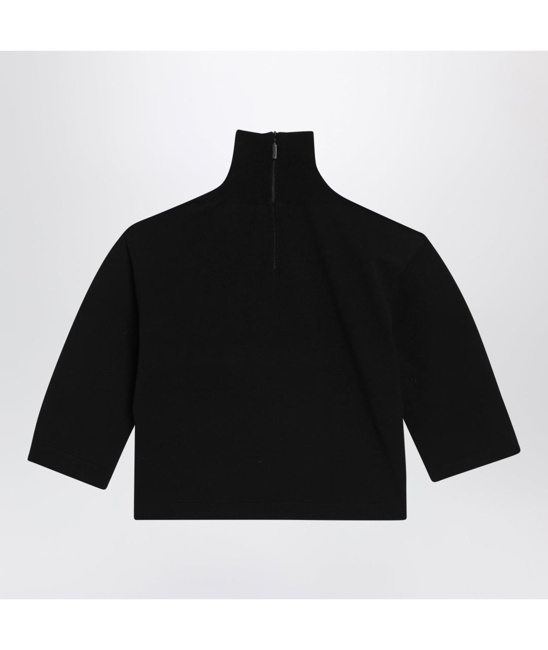 MAX MARA Черный вискозный джемпер / свитер, фото 2