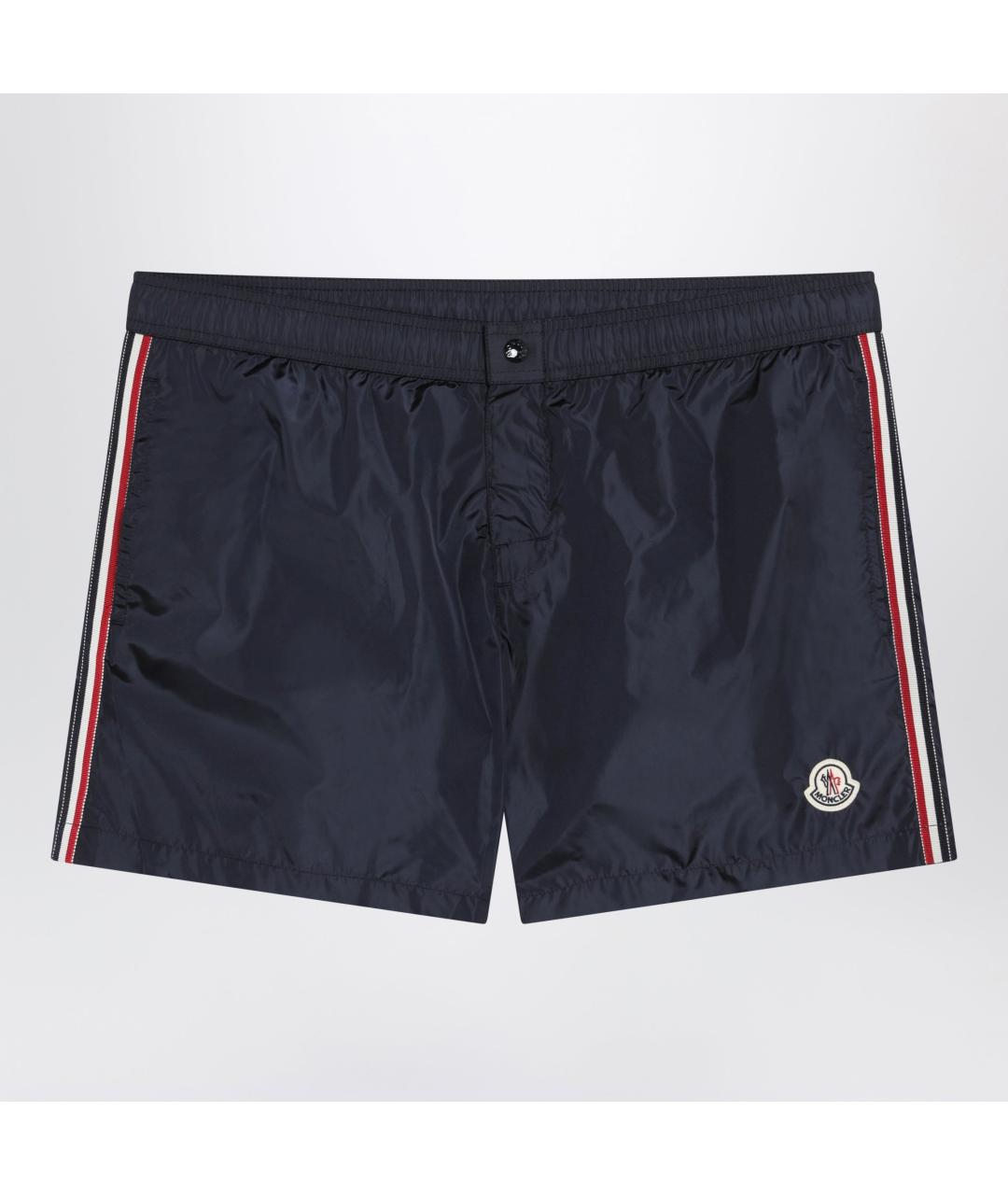 MONCLER Синие полиамидовые шорты, фото 3