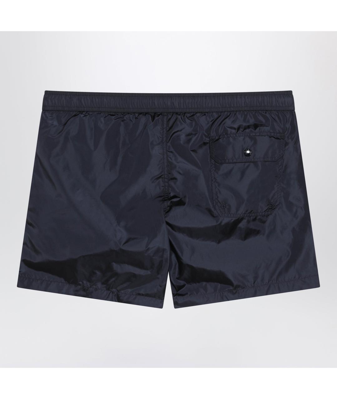 MONCLER Синие полиамидовые шорты, фото 2