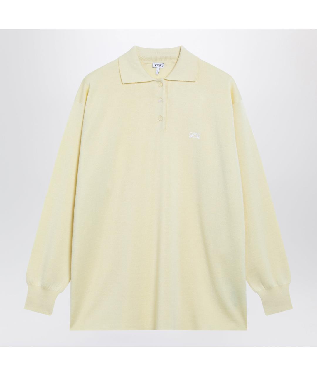 LOEWE Желтый кашемировый джемпер / свитер, фото 3