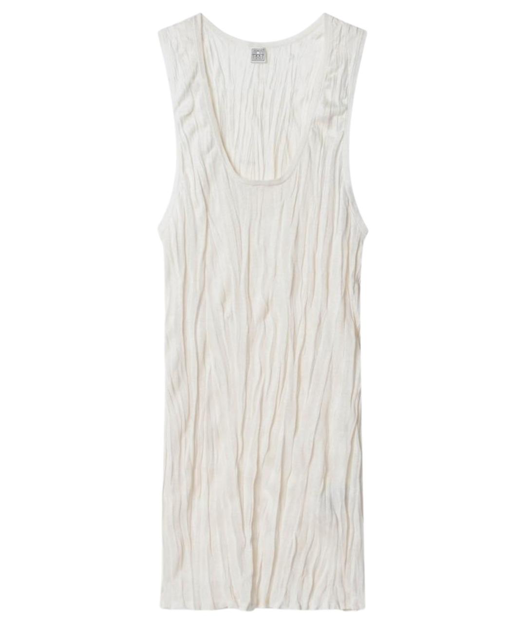 TOTEME Белая вискозная майка, фото 1