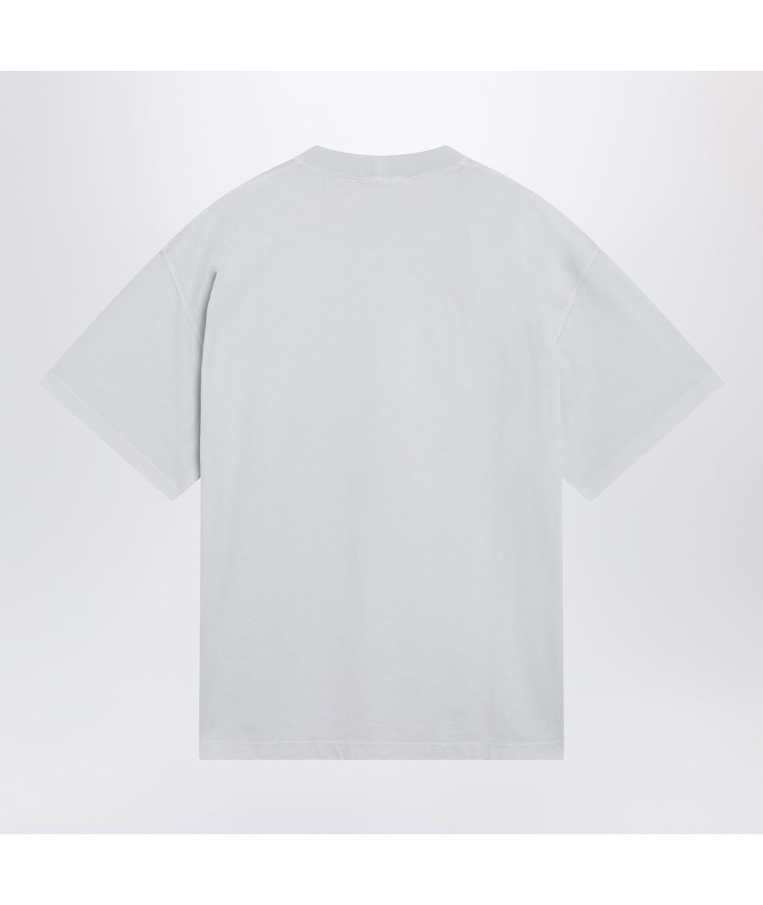 STONE ISLAND Голубая хлопковая футболка, фото 2