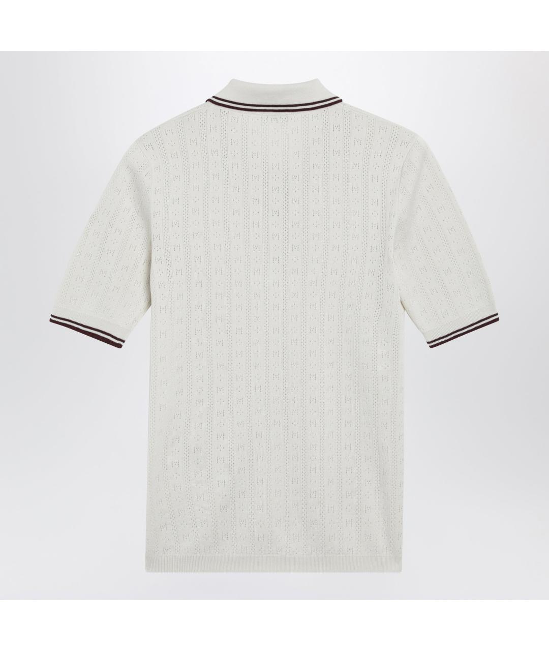 MONCLER Белая хлопковая футболка, фото 2