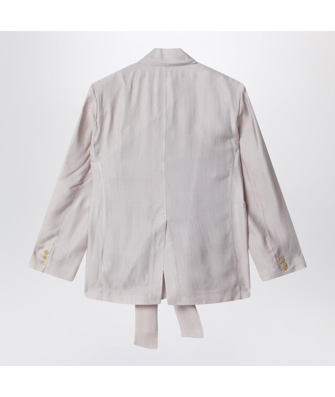 ACNE STUDIOS Бежевый вискозный жакет/пиджак, фото 2