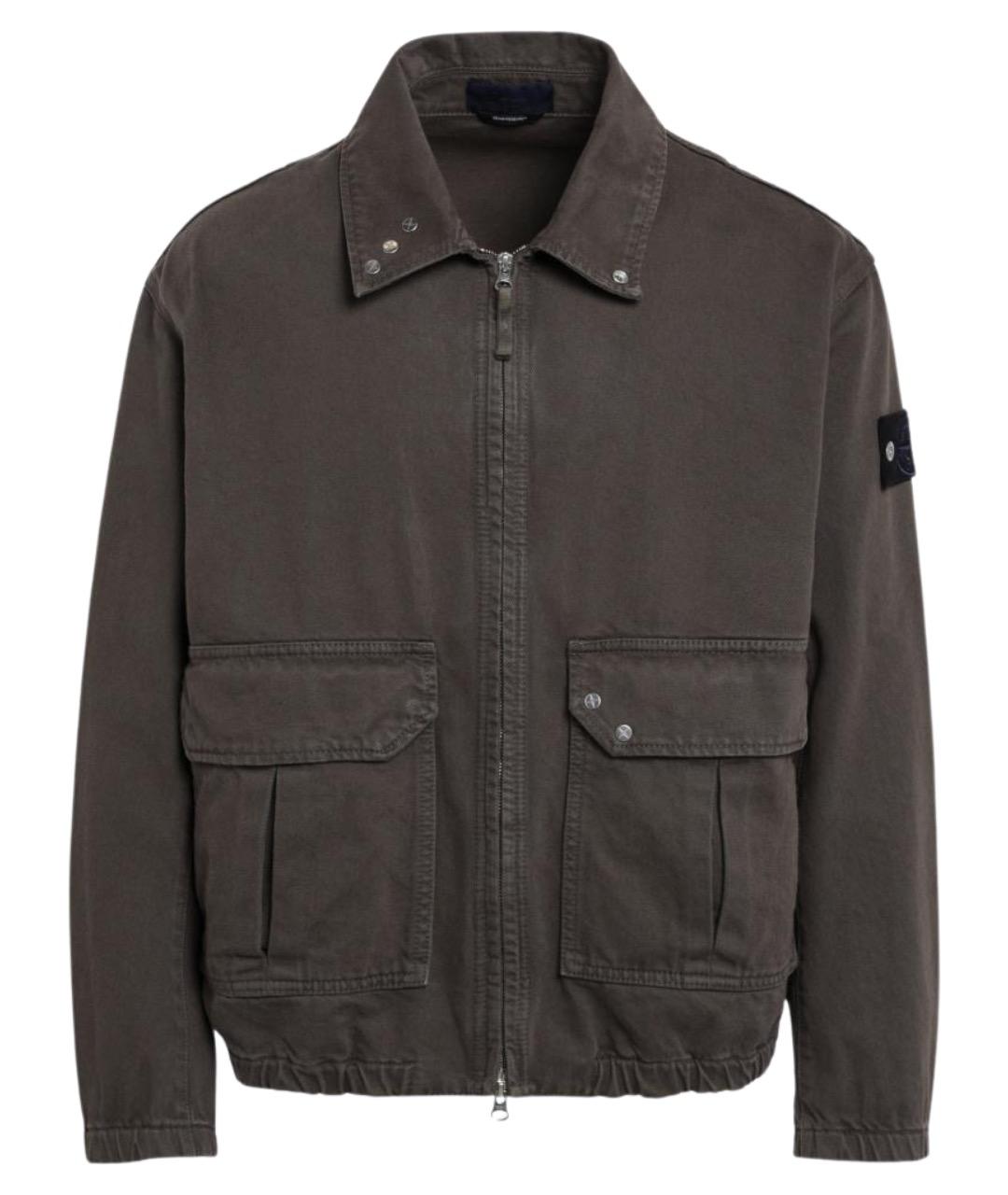 STONE ISLAND Коричневая куртка, фото 1