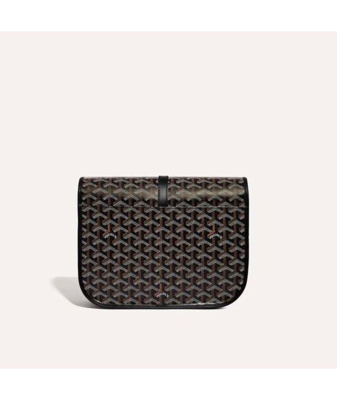 GOYARD Черная кожаная сумка на плечо, фото 3