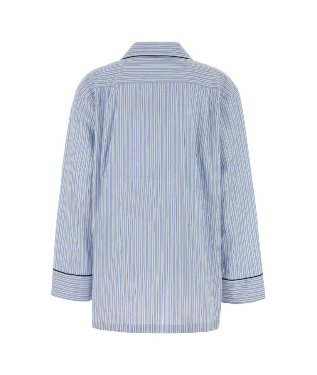 DOLCE&GABBANA Голубая хлопковая рубашка, фото 2