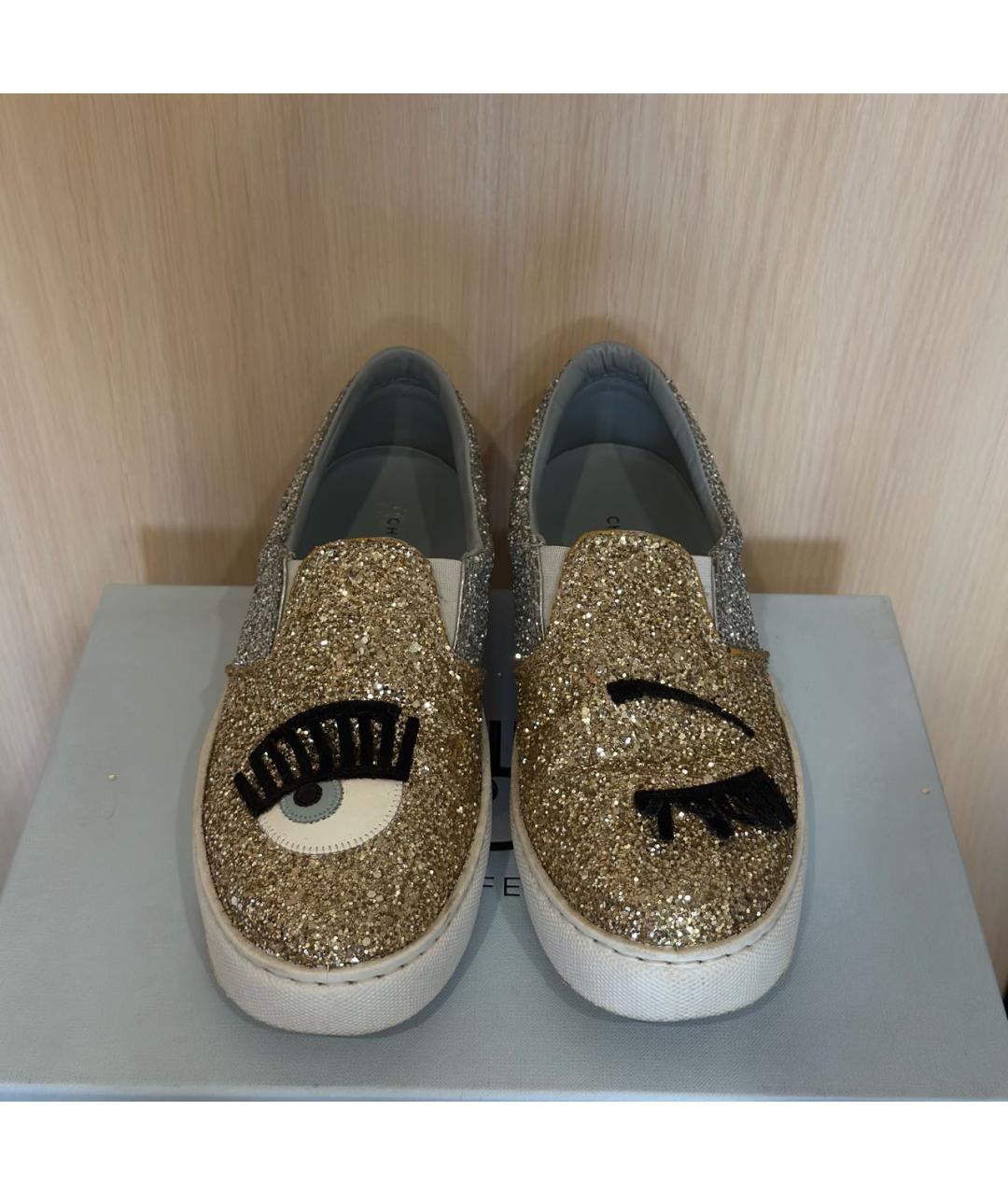 CHIARA FERRAGNI Мульти кожаные слипоны, фото 2