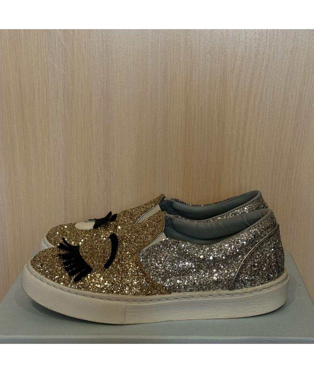 CHIARA FERRAGNI Мульти кожаные слипоны, фото 6