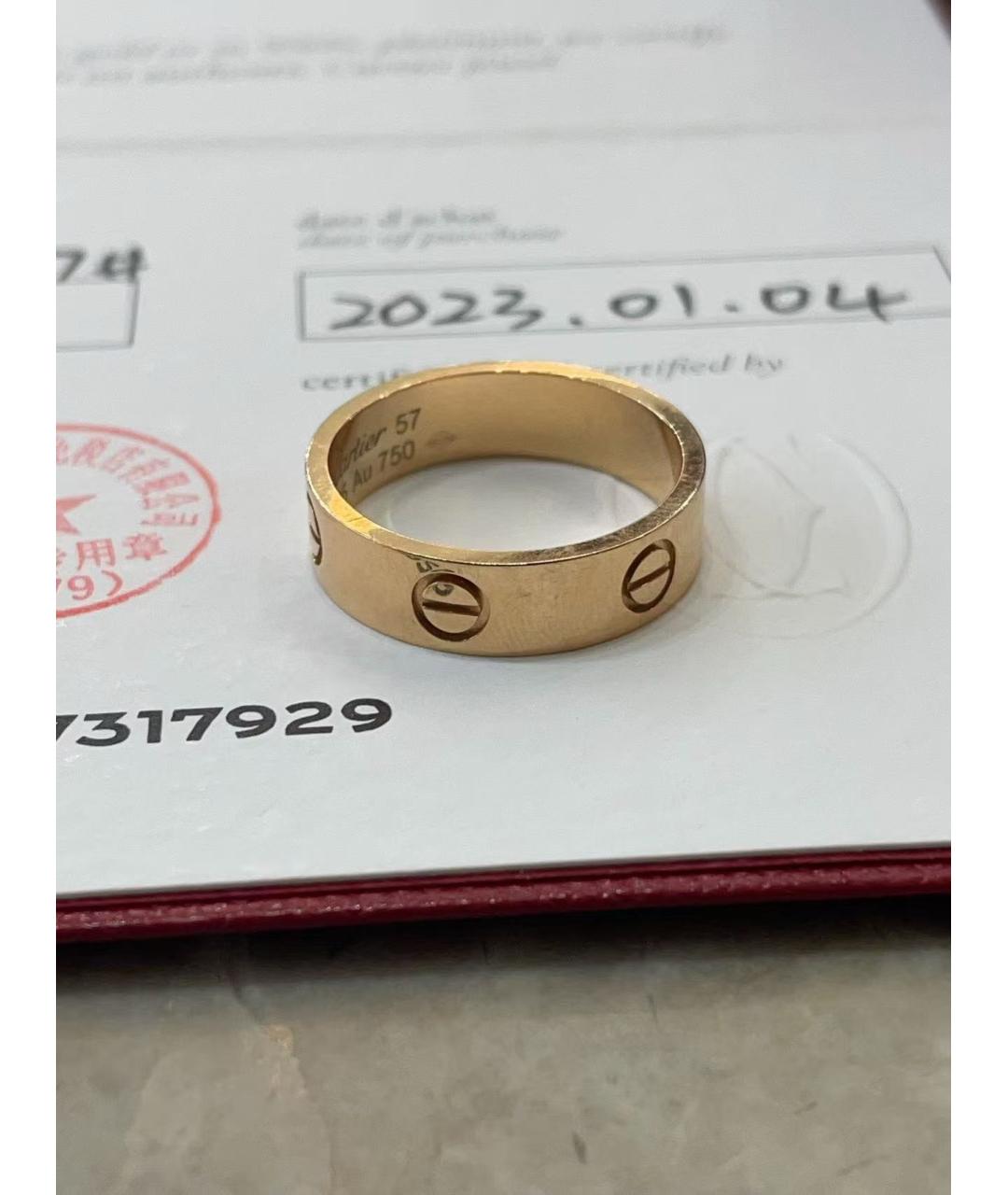 CARTIER Золотое кольцо из желтого золота, фото 2