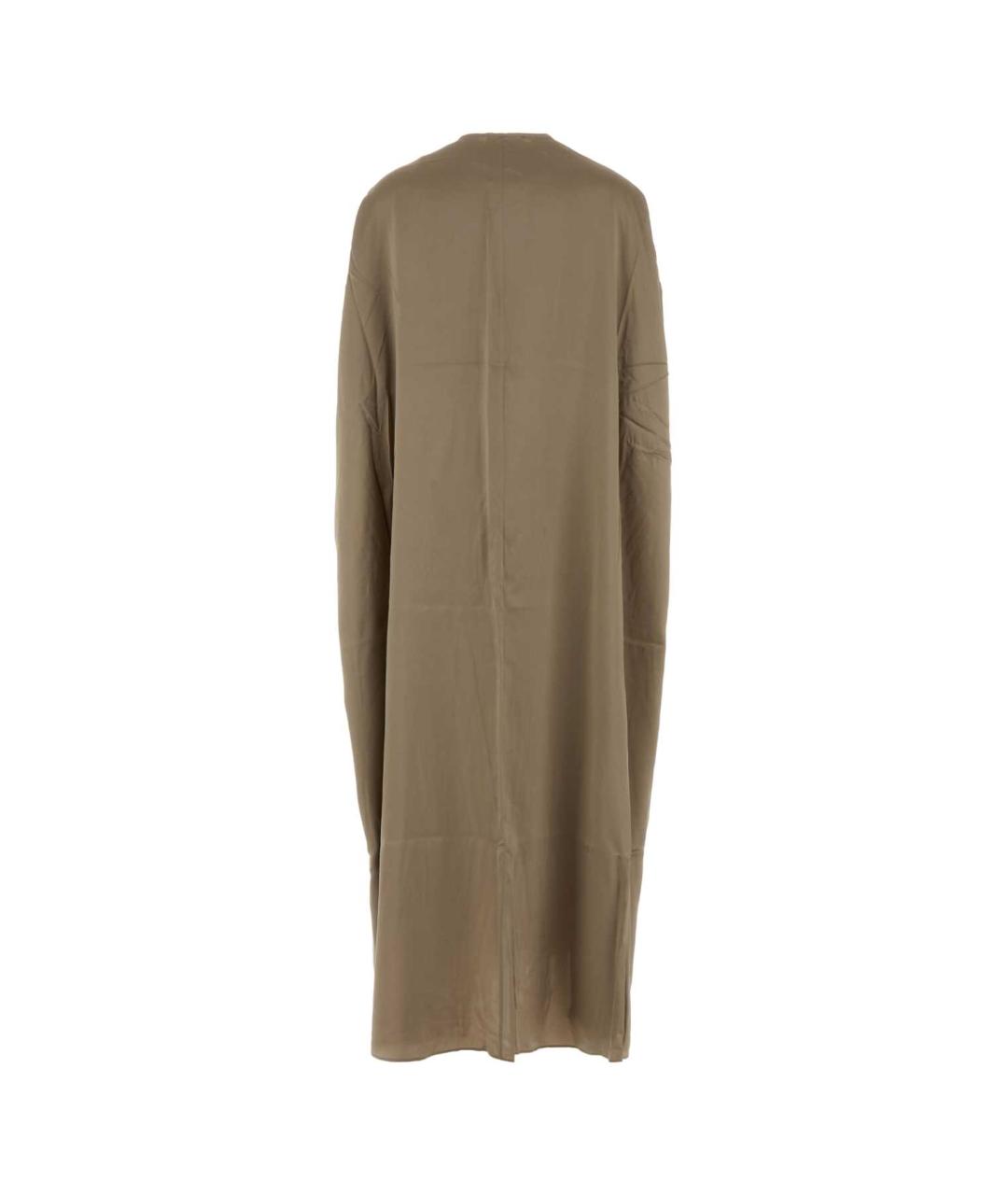 CO Бежевое шелковое платье, фото 2