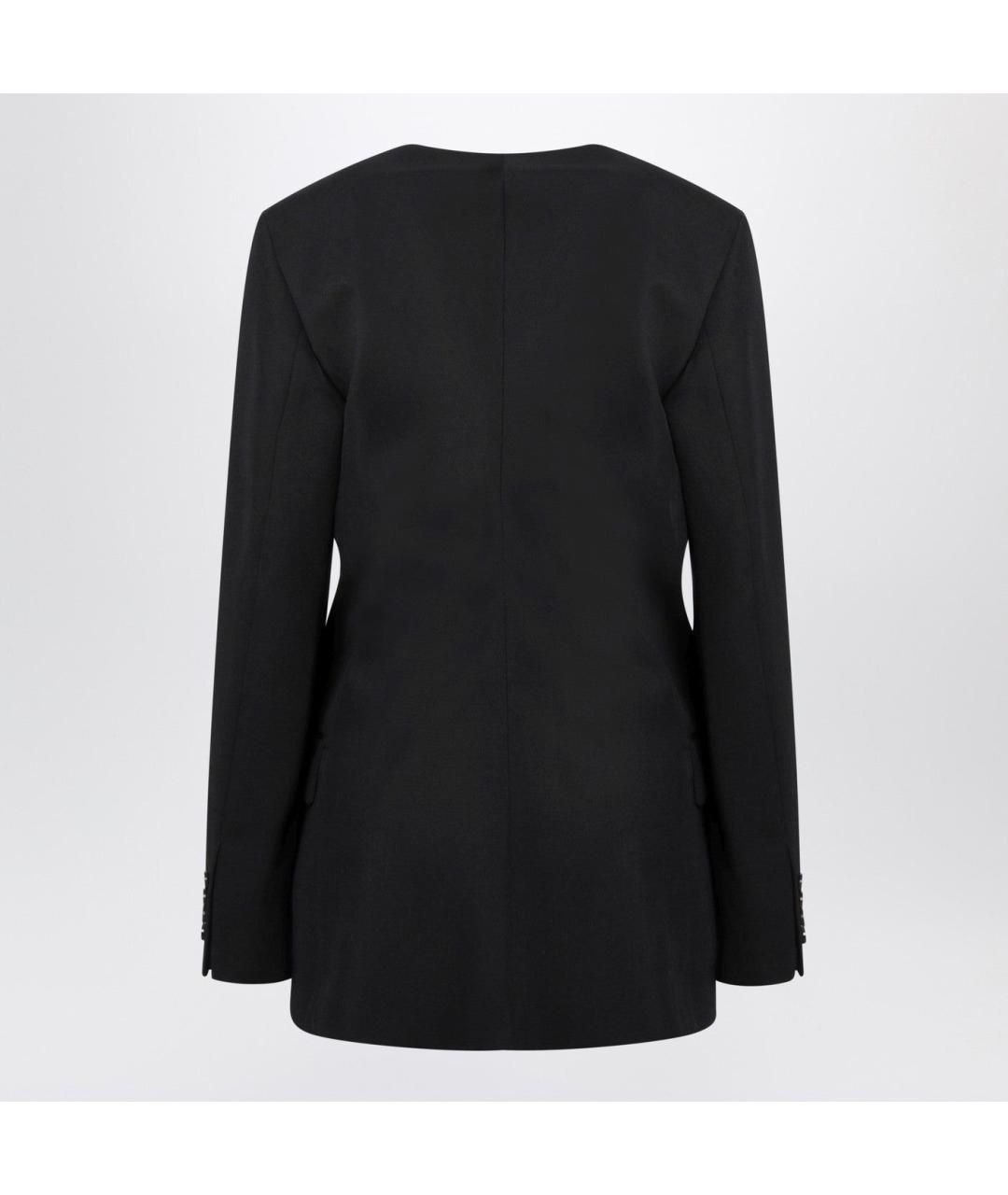 TOTEME Черный шерстяной жакет/пиджак, фото 2