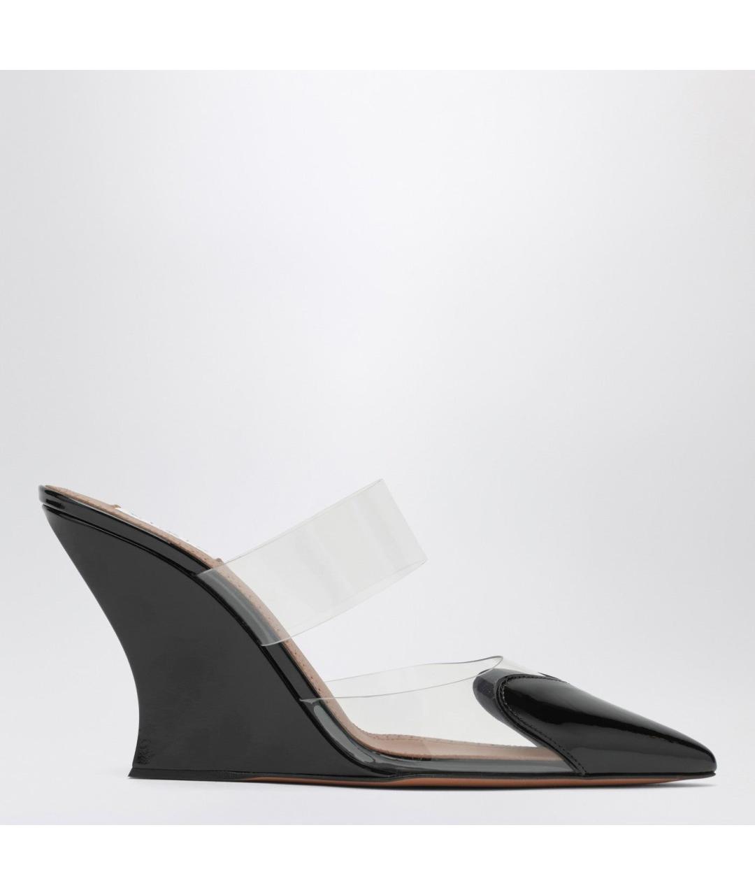 ALAIA Черные кожаные мюли, фото 3