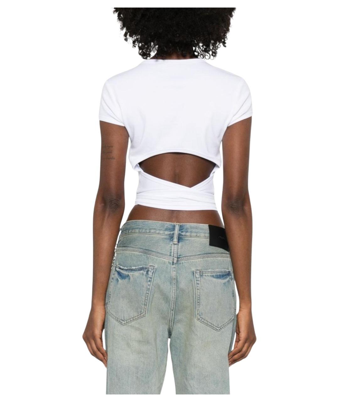 DIESEL Белая хлопковая футболка, фото 3