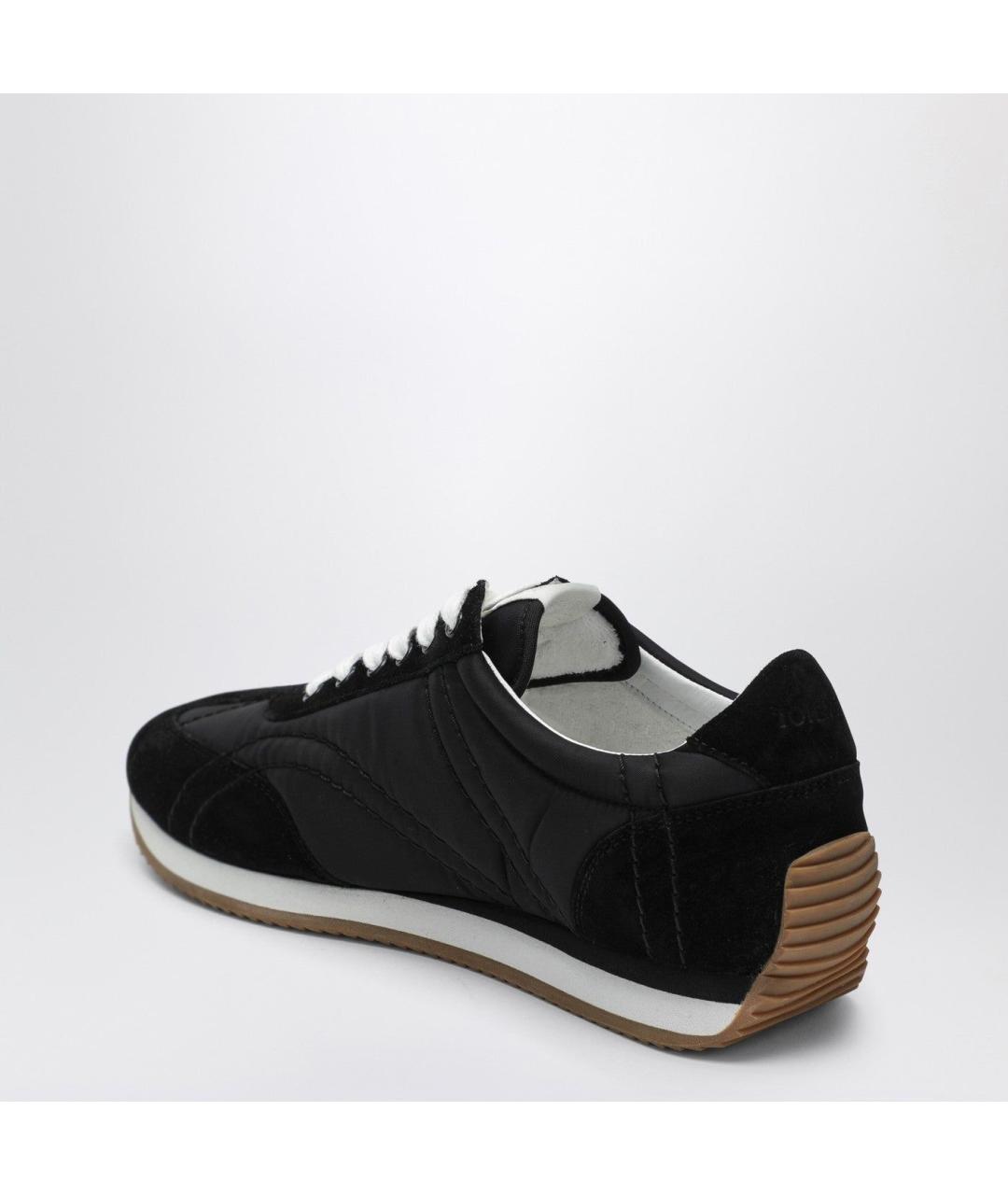 TOTEME Черные текстильные кроссовки, фото 2