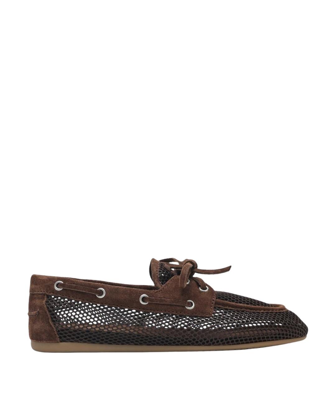 MIU MIU Коричневые лоферы, фото 1