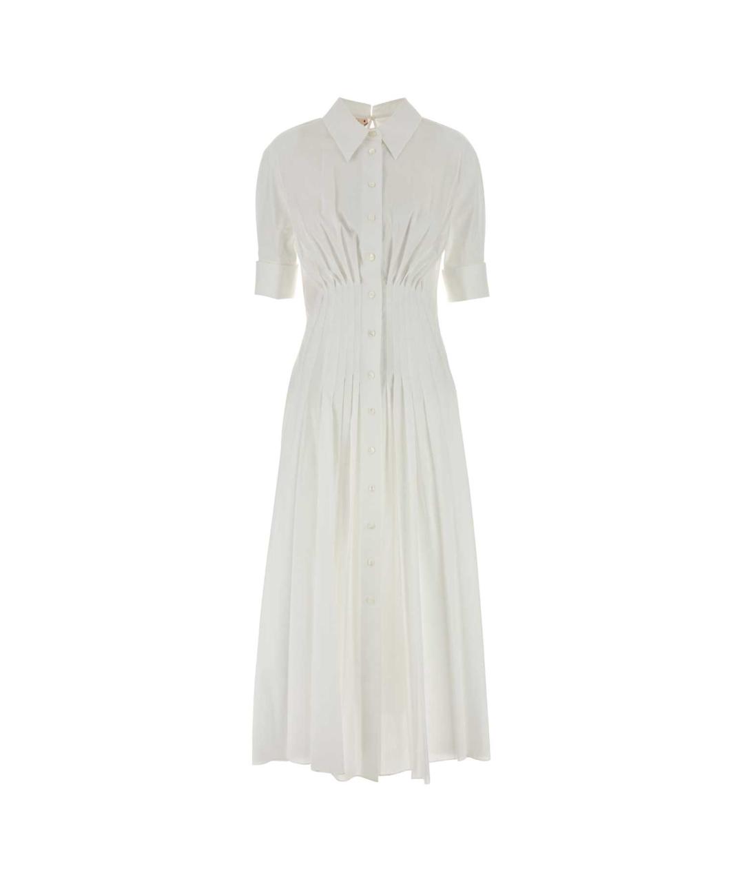 MARNI Белое хлопковое платье, фото 1
