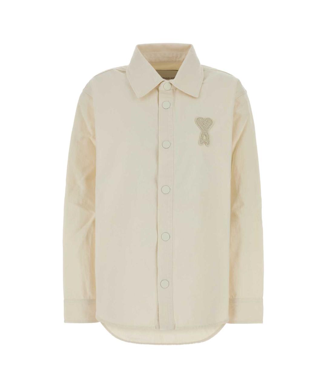 Ami Paris Белая хлопковая рубашка, фото 1