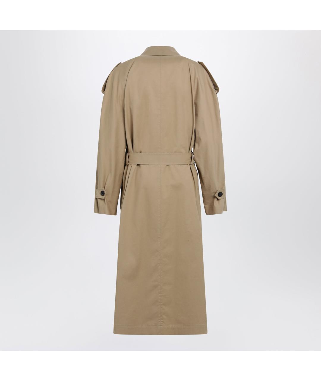 THE ROW Бежевый хлопковый тренч/плащ, фото 2