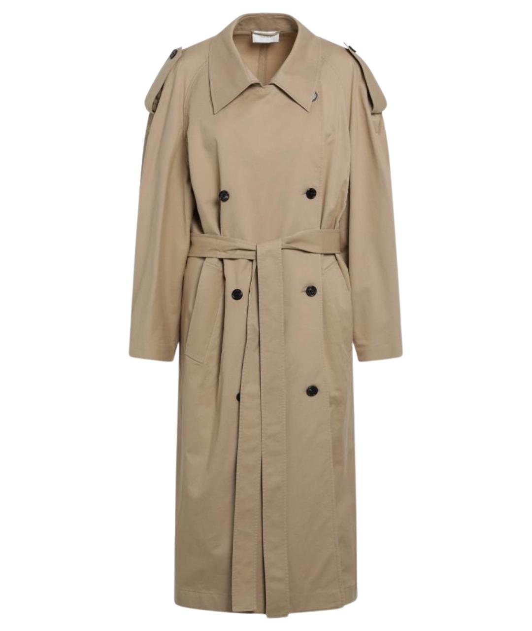 THE ROW Бежевый хлопковый тренч/плащ, фото 1