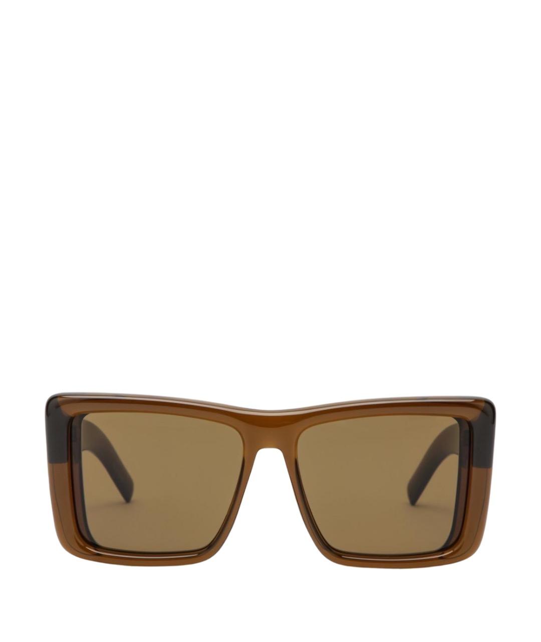 SAINT LAURENT Зеленые солнцезащитные очки, фото 1