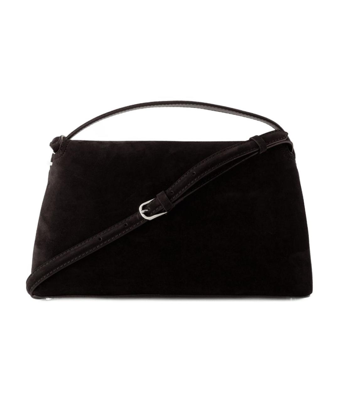 TOTEME Коричневая замшевая сумка через плечо, фото 3