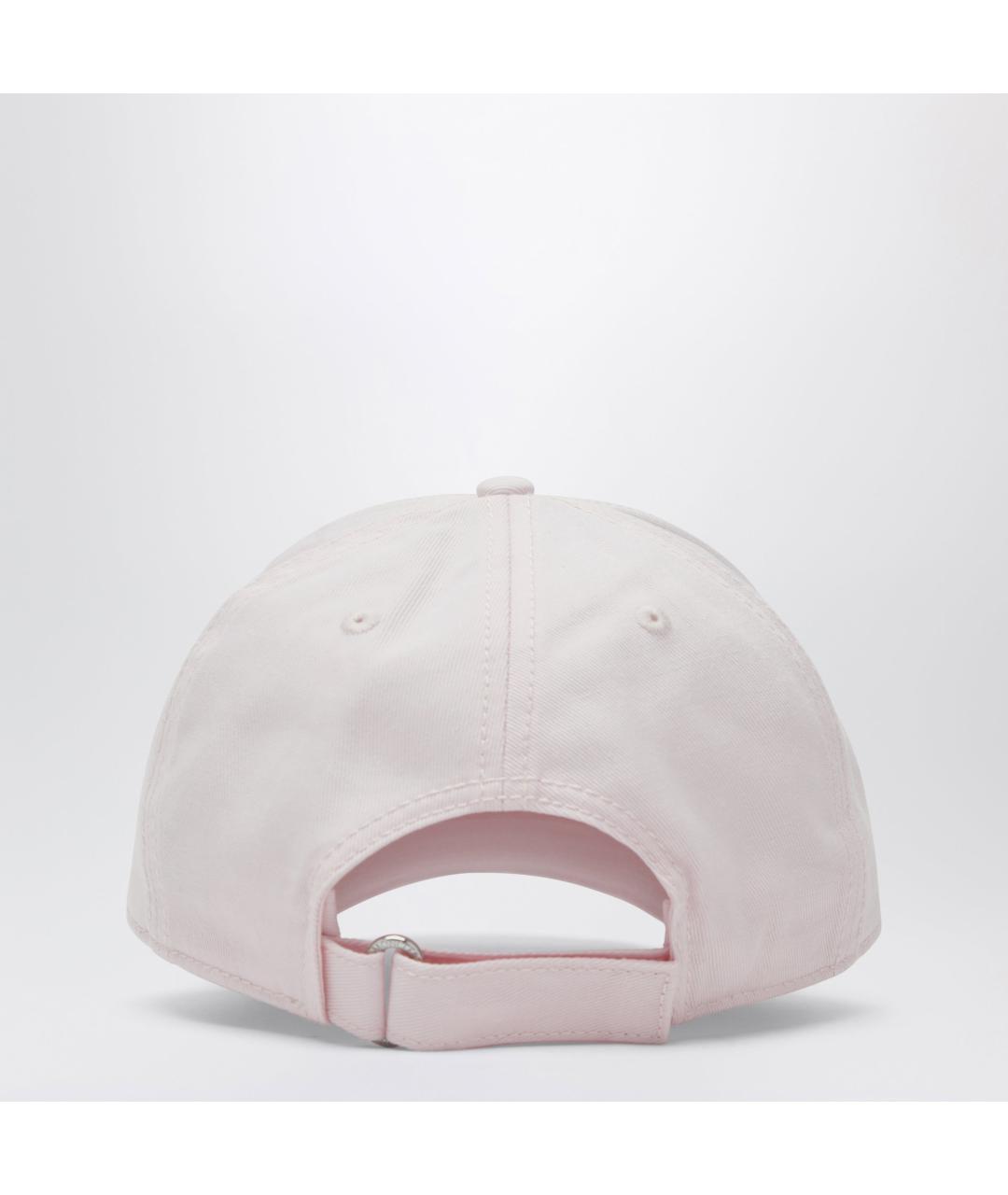 MONCLER Розовая хлопковая кепка, фото 2