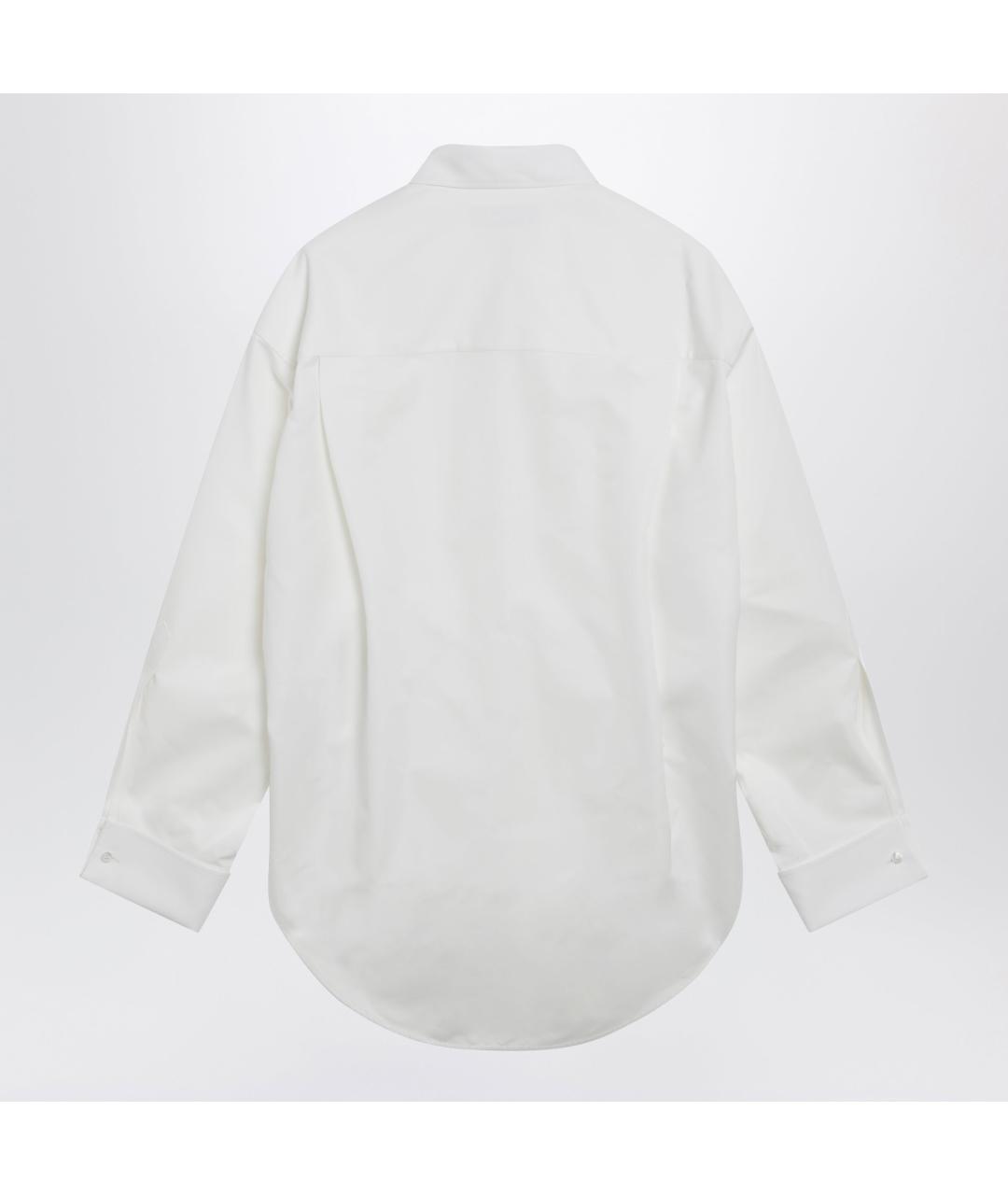 BALENCIAGA Белая хлопковая рубашка, фото 3