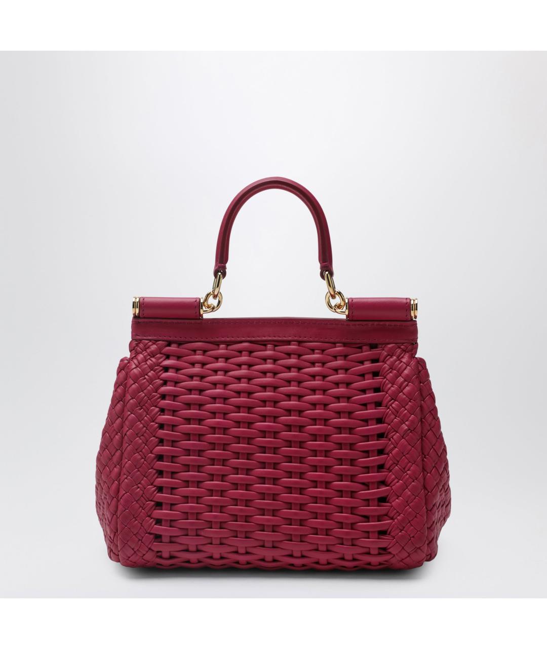 DOLCE&GABBANA Розовая сумка с короткими ручками, фото 2