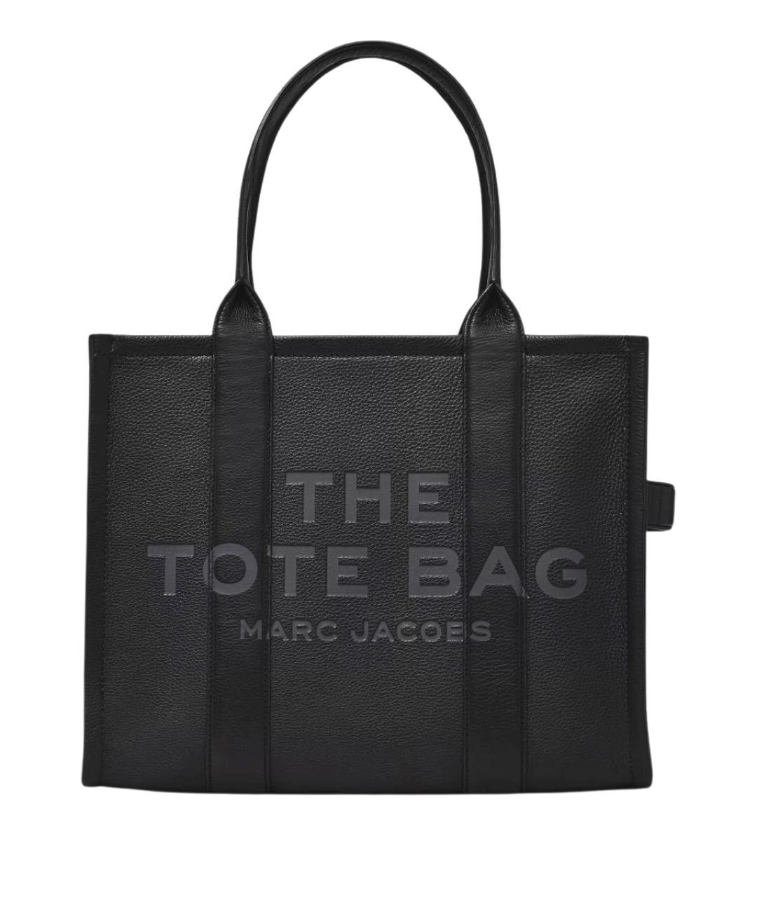 MARC JACOBS Черная кожаная сумка тоут, фото 1