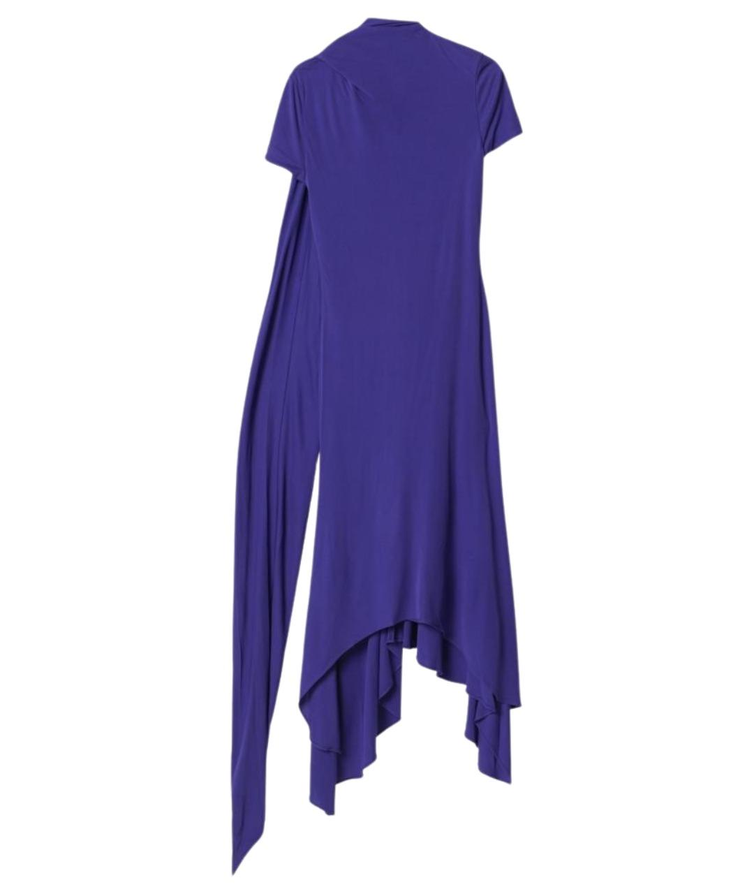 ACNE STUDIOS Фиолетовое вискозное повседневное платье, фото 1