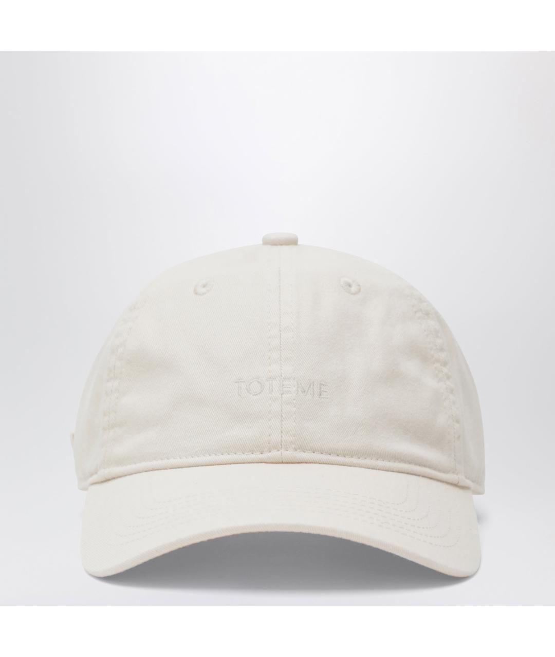 TOTEME Бежевая хлопковая кепка, фото 2