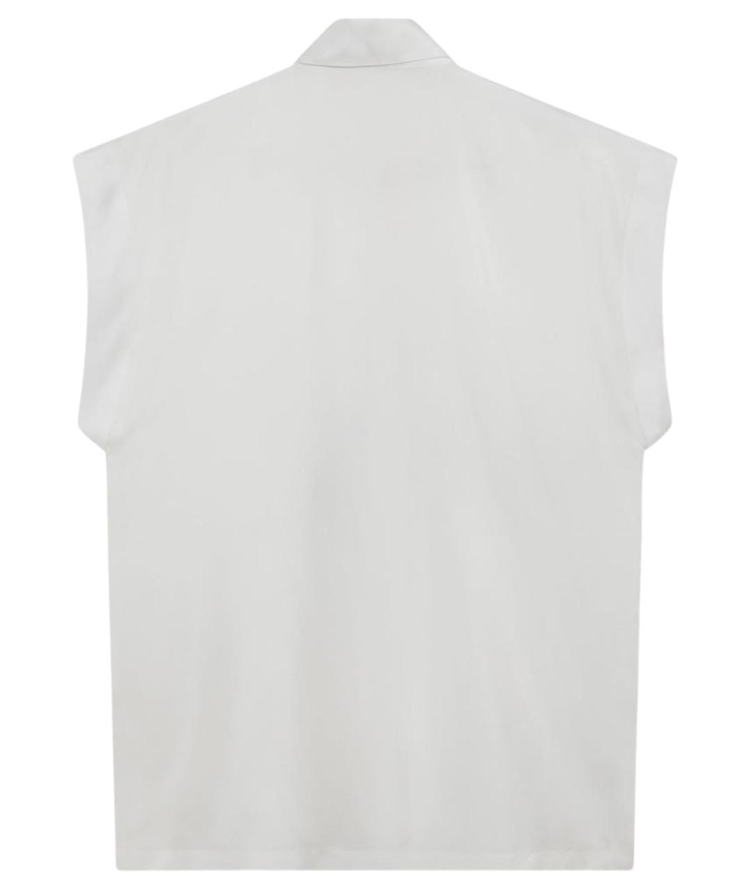 DOLCE&GABBANA Белая шелковая рубашка, фото 2