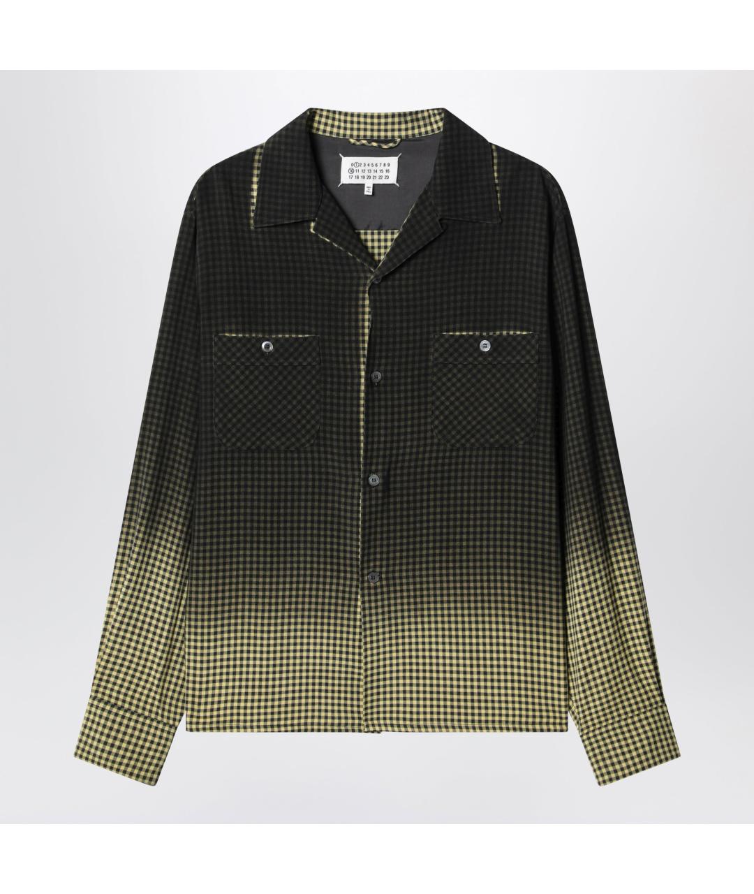 MAISON MARGIELA Черная вискозная рубашка, фото 3