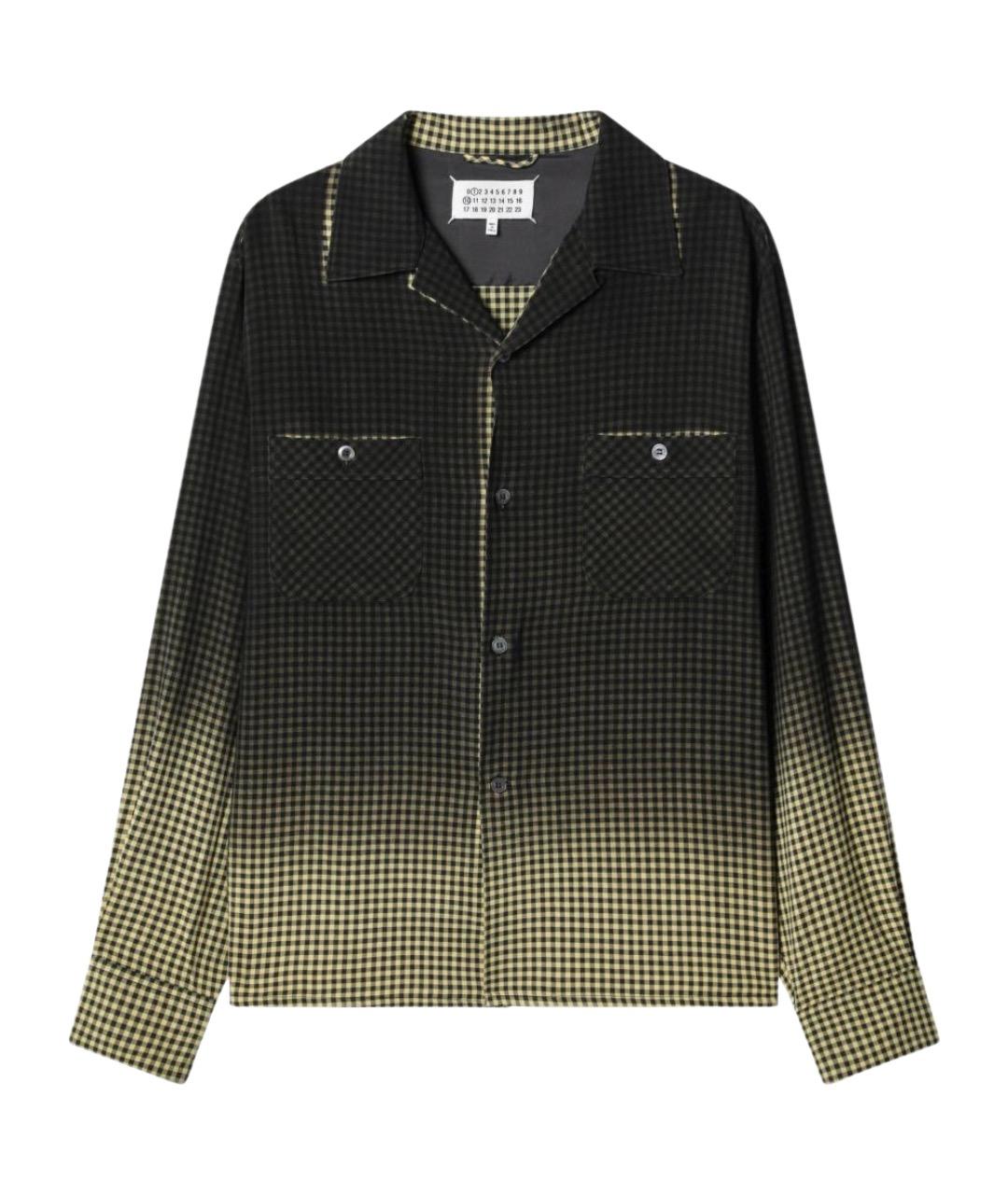 MAISON MARGIELA Черная вискозная рубашка, фото 1