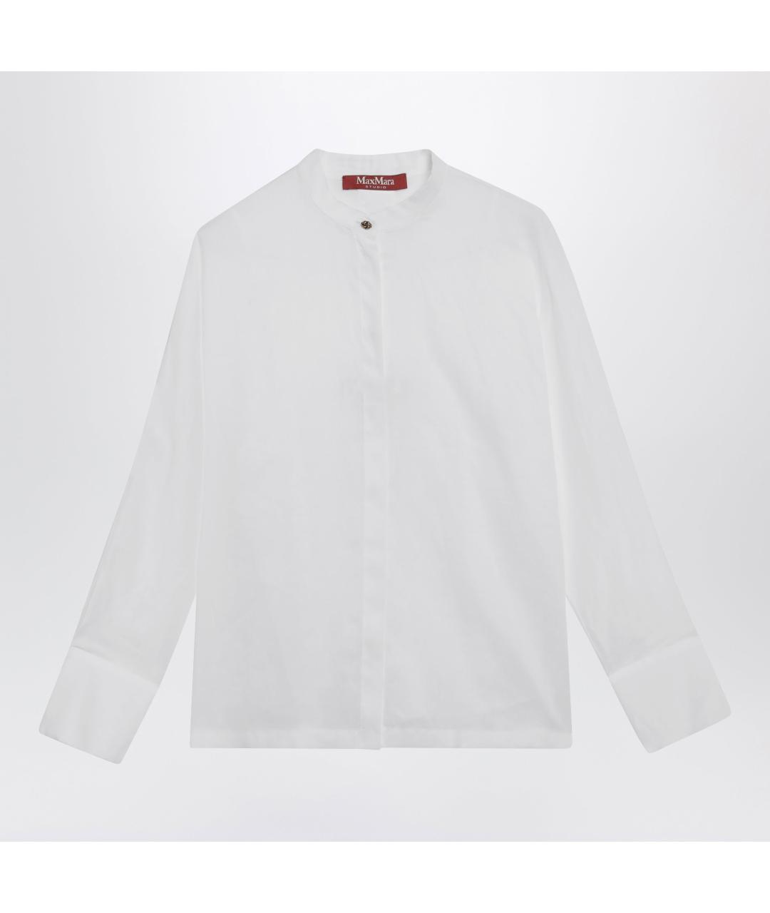 MAX MARA STUDIO Белая рубашка, фото 3