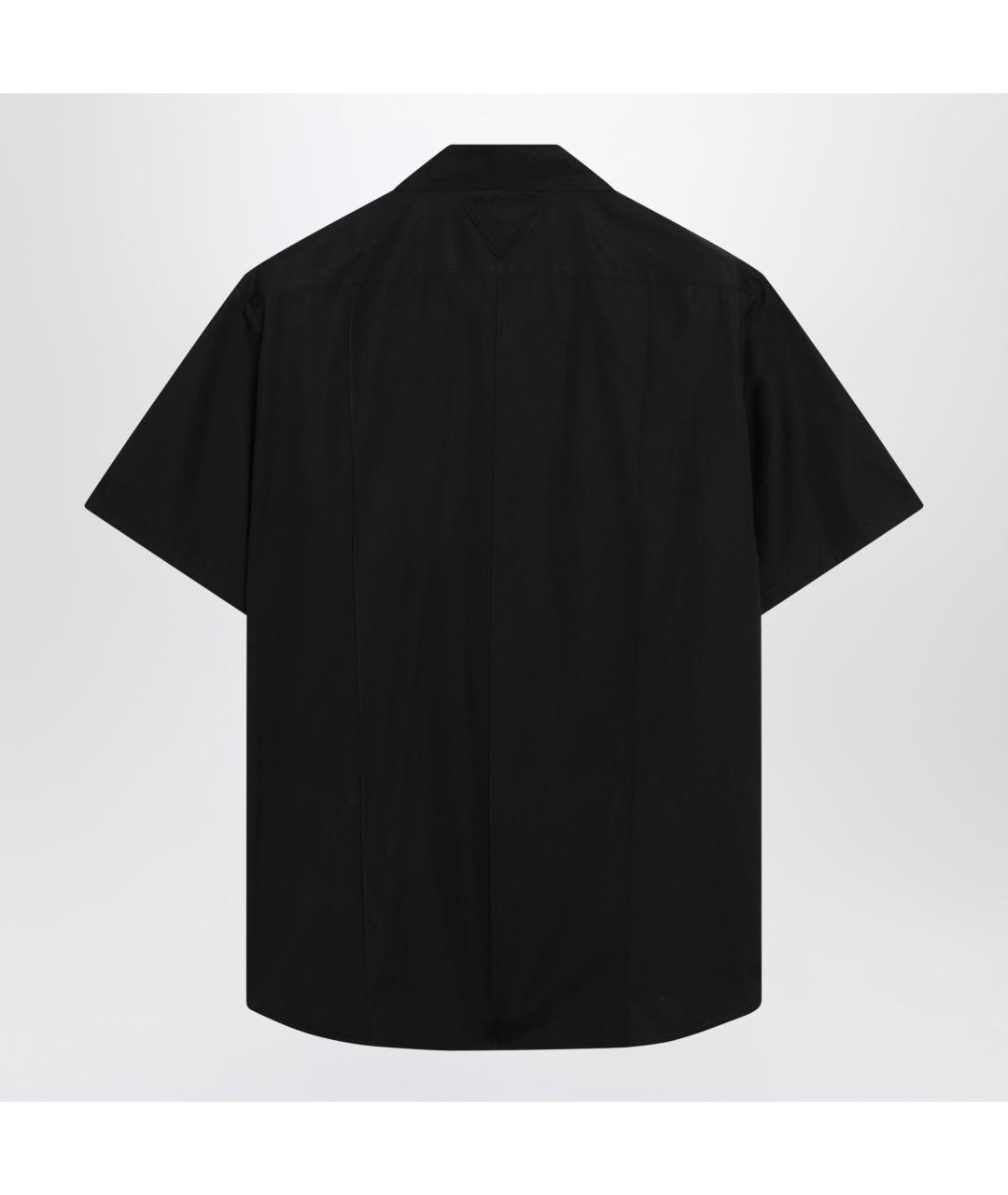 PRADA Черная хлопковая рубашка, фото 2