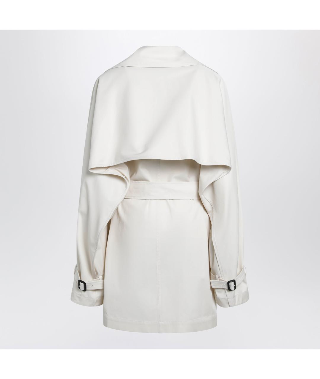 TOTEME Белый хлопковый тренч/плащ, фото 2