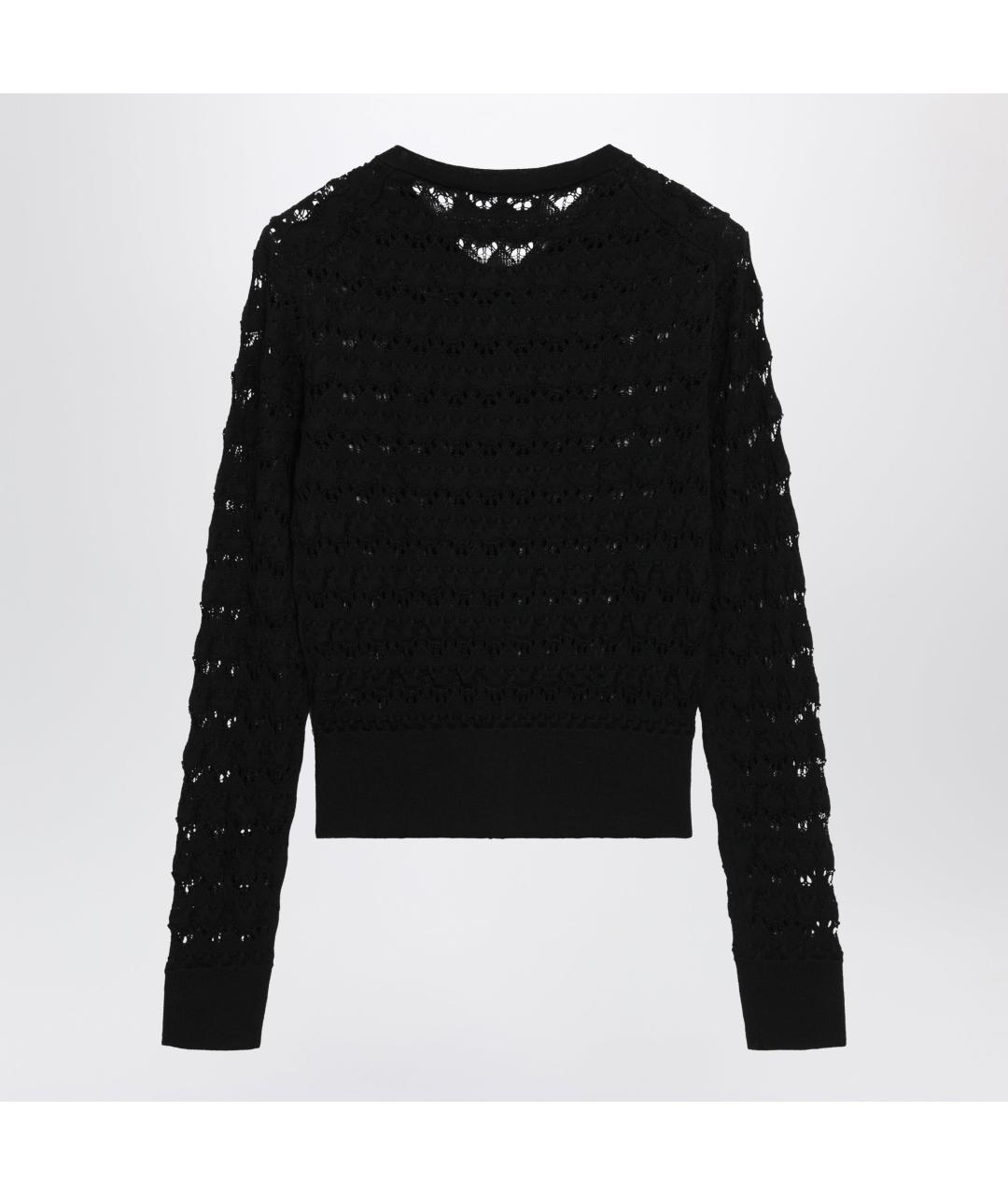 DOLCE&GABBANA Черный шерстяной кардиган, фото 2